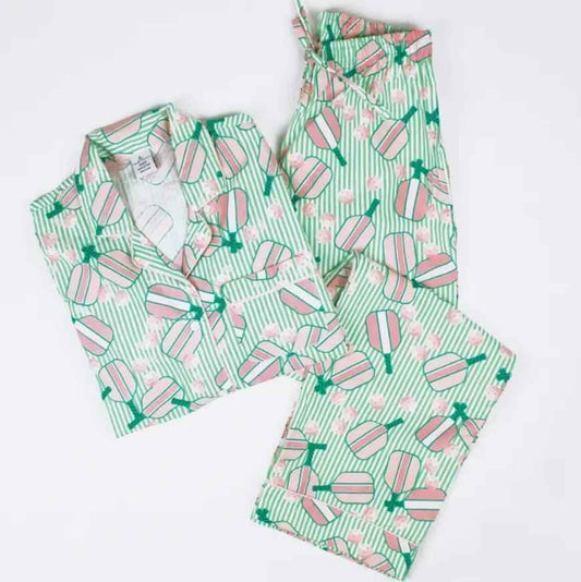 Pickleball Queen Pajama Pants Set