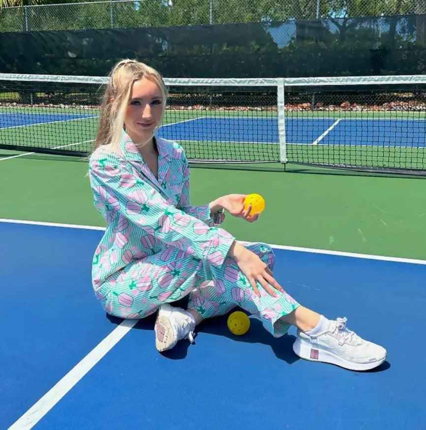 Pickleball Queen Pajama Pants Set