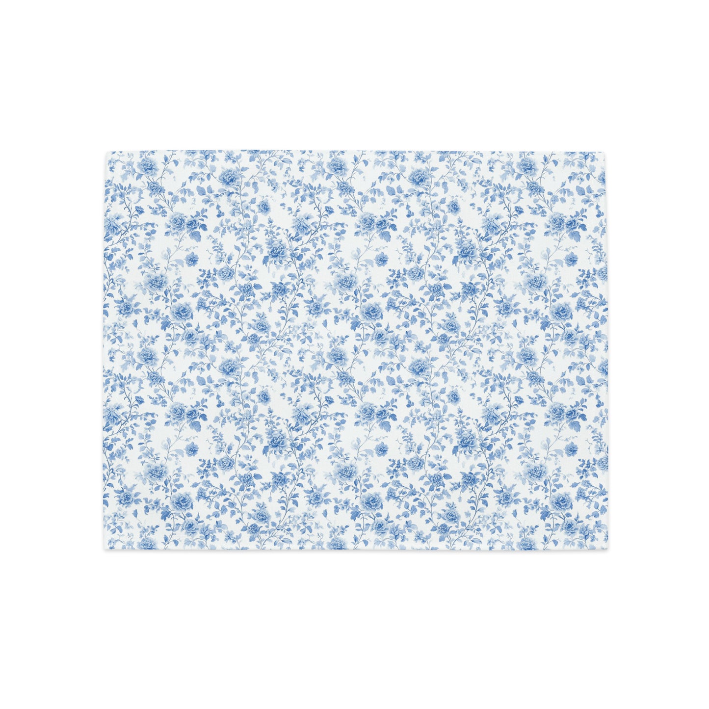 Heirloom Collection Blue Toile Cloth Placemat Set