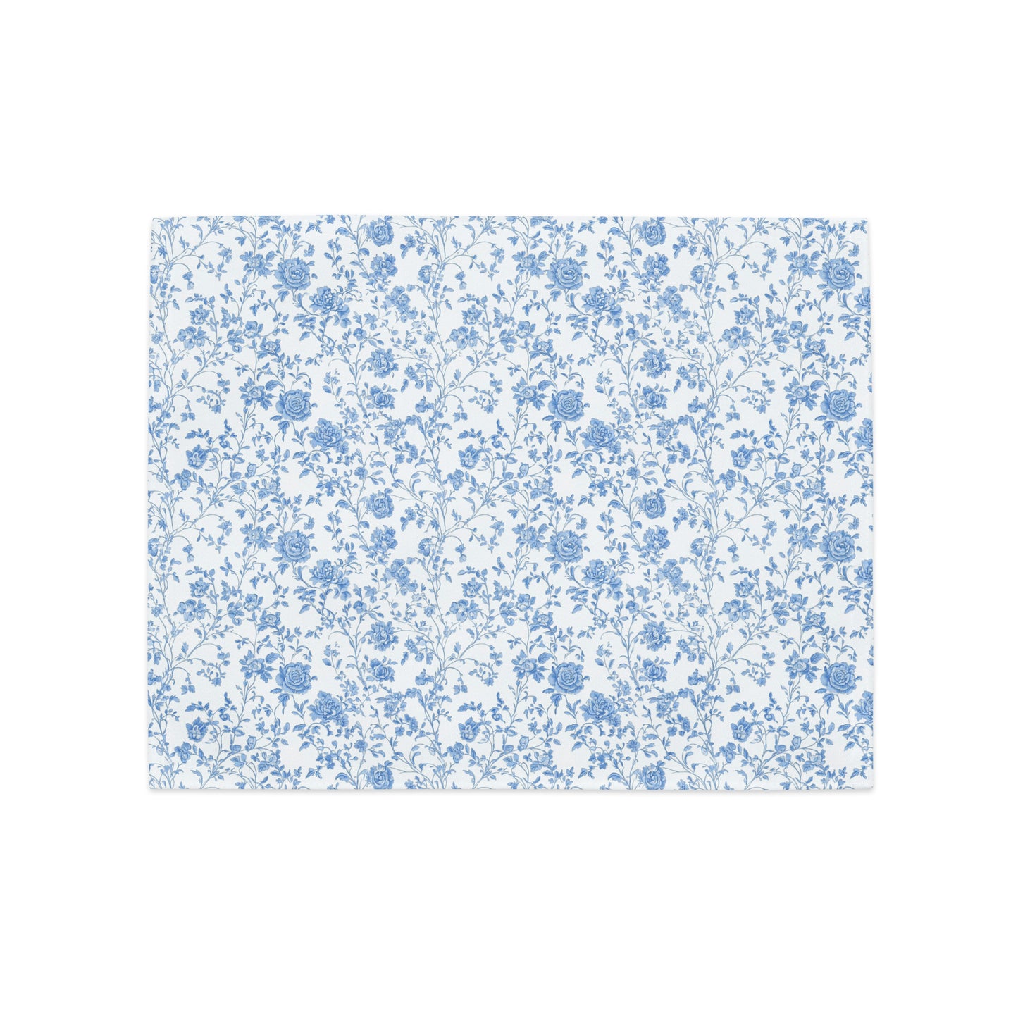 Heirloom Collection Blue Toile Cloth Placemat Set