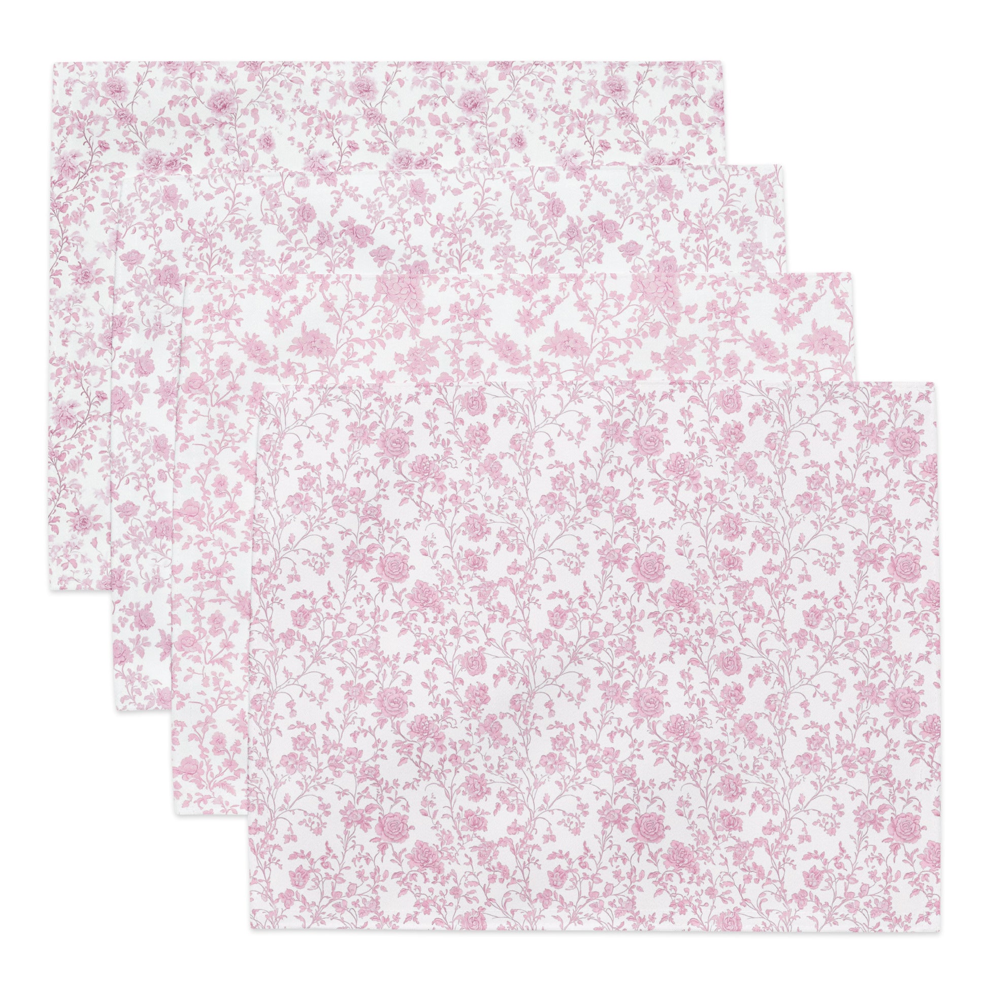 Heirloom Collection Pink Toile Cloth Placemat Set of 4 - Sorelle Gifts
