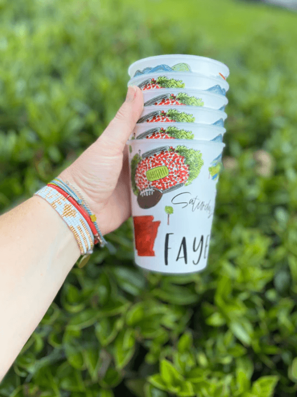 Reusable Stadium Cups - Fayetteville - Sorelle Gifts