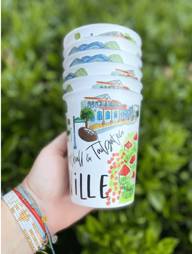 Reusable Stadium Cups - Fayetteville - Sorelle Gifts