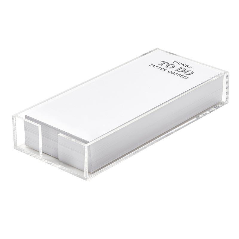 Things to do After Coffee Notepaper in Acrylic Tray - Sorelle Gifts