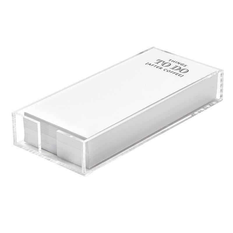 Things to do After Coffee Notepaper in Acrylic Tray