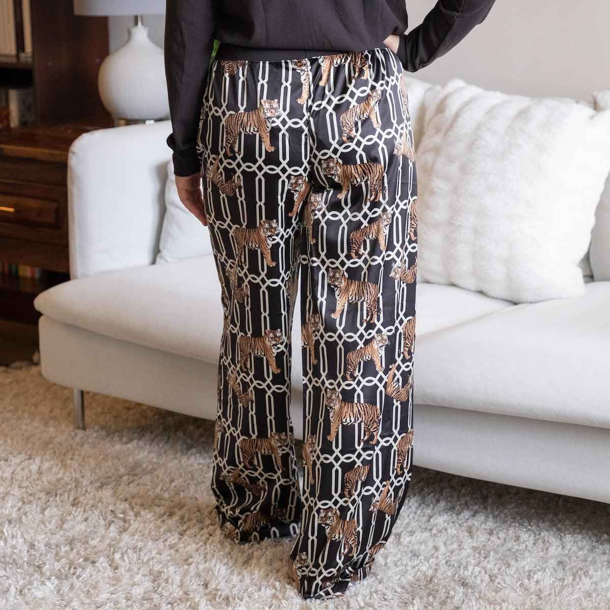 Tiger Trellis Pajama Pants Set