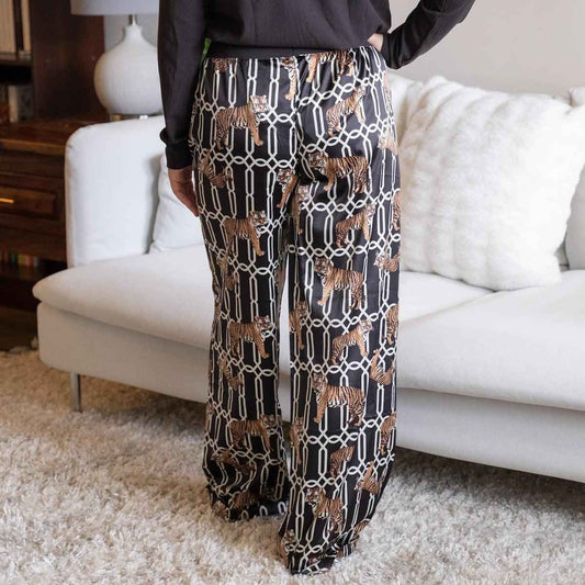 Tiger Trellis Pajama Pants Set