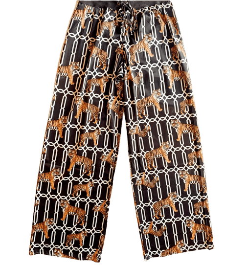 Tiger Trellis Pajama Pants Set