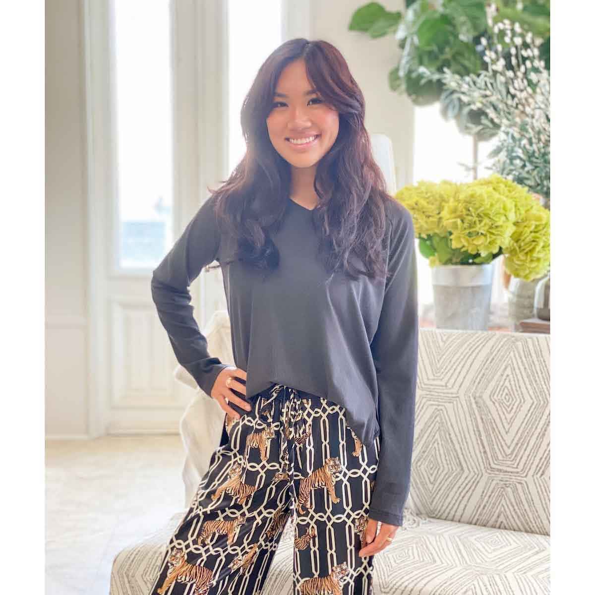 Tiger Trellis Pajama Pants Set