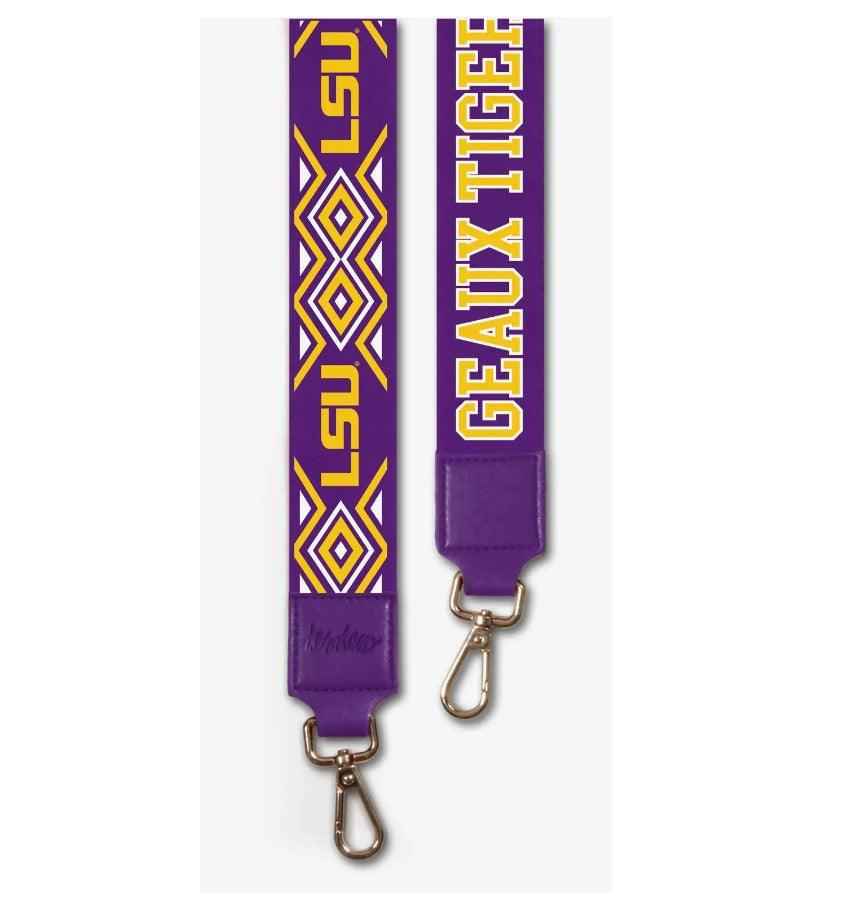 University 2" Crossbody Reversible Patterned Straps - multiple options