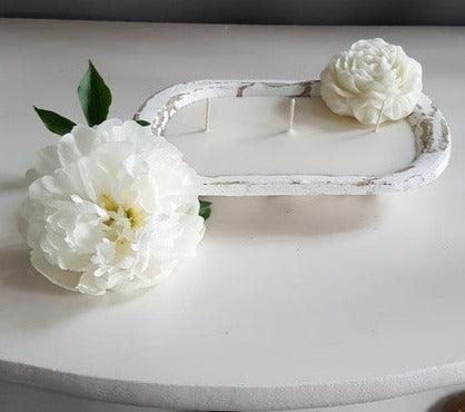 Wax Peony Bloom - Sorelle Gifts