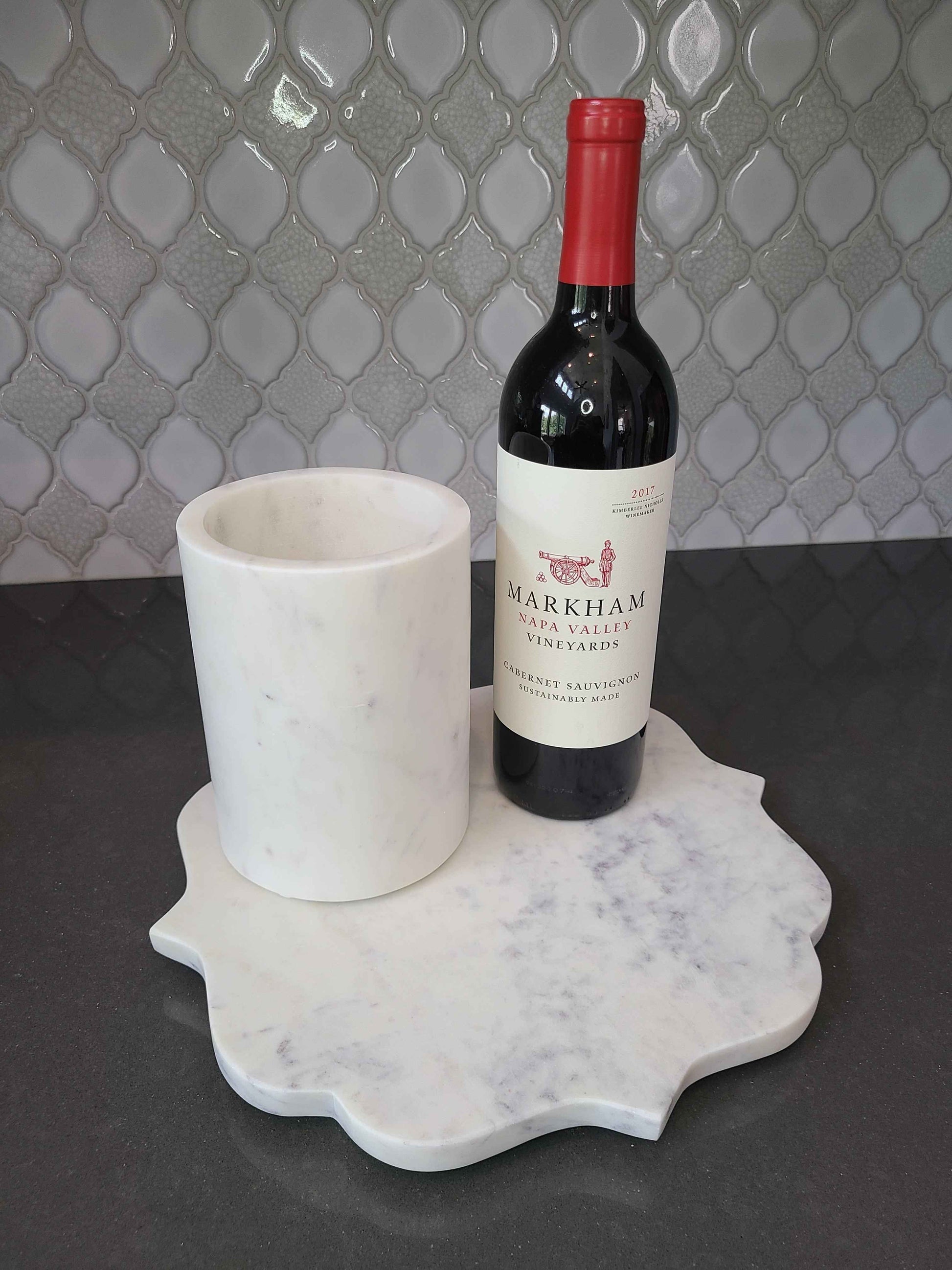 White Marble Wine Chiller