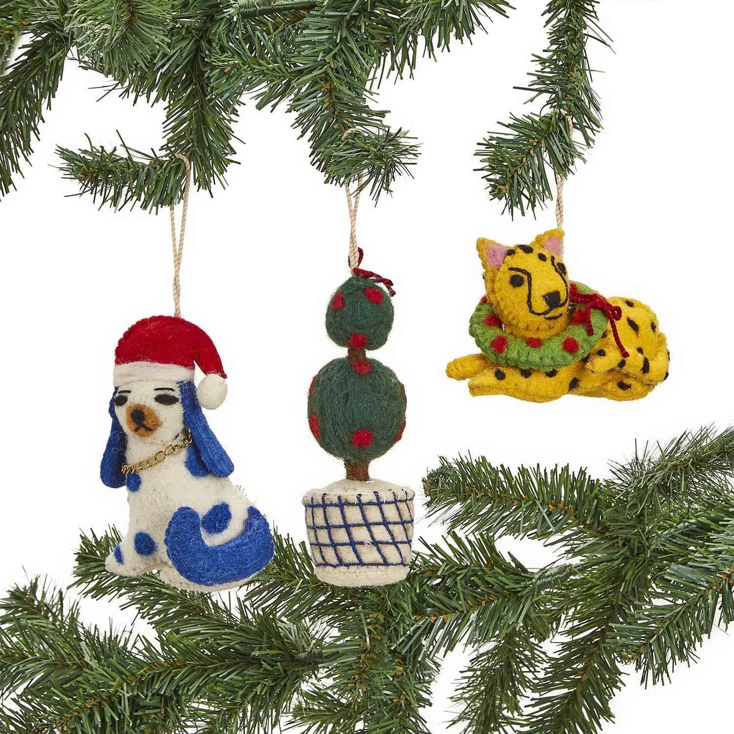 Chinoiserie Christmas Ornaments/Gift Toppers - multiple styles