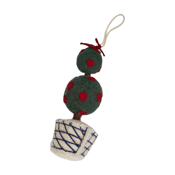 Chinoiserie Christmas Ornaments/Gift Toppers - multiple styles
