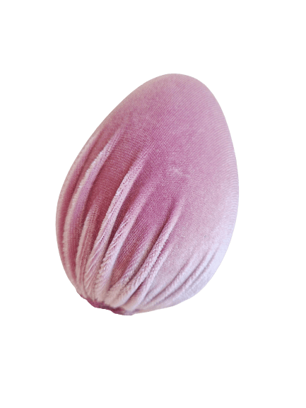 Handmade Velvet Eggs - Unique Artisan Decor for Your Home
