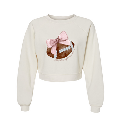 Football Season - Maroon Cropped Sweatshirt - Sorelle Gifts