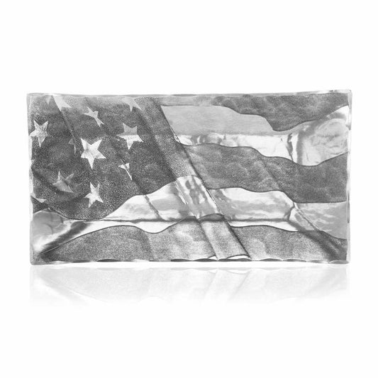 American Flag Small Horizon Serving Tray