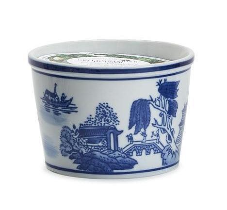 16 oz. Porcelain Chinoiserie Deli Container Holder - Sorelle Gifts