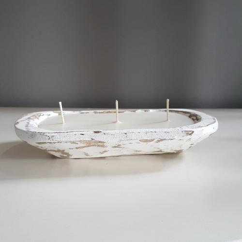 White Dough Bowl Candle - Sorelle Gifts