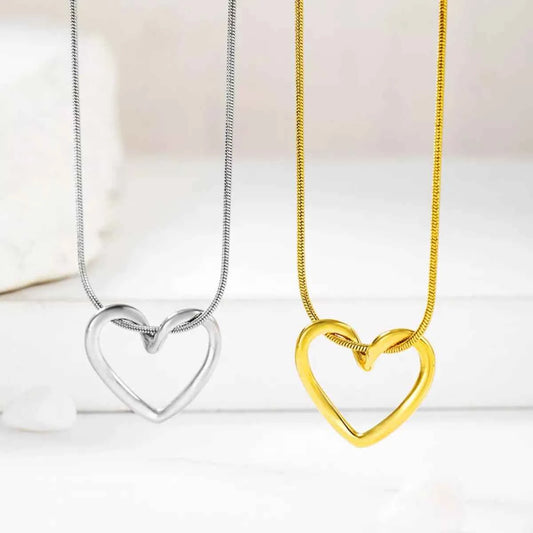 Open Heart Necklace