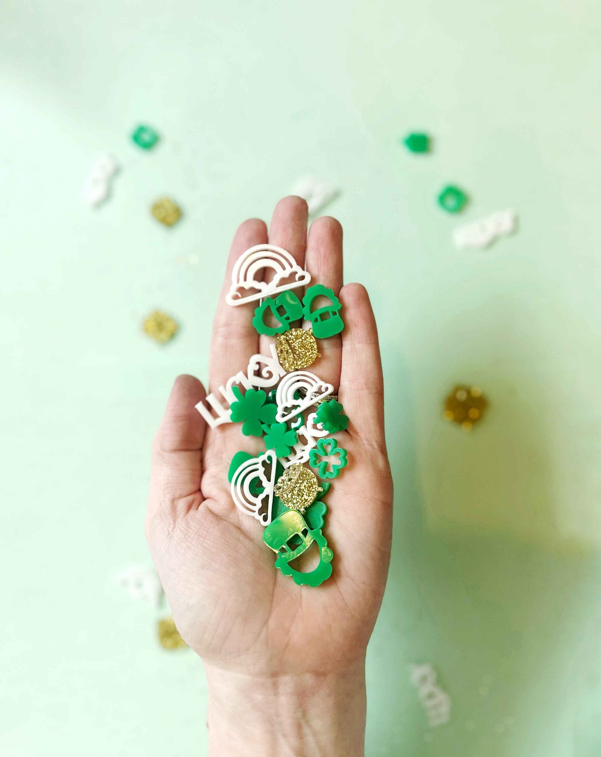 St  Patrick’s Day Acrylic Confetti