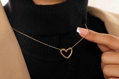 Open Heart Necklace