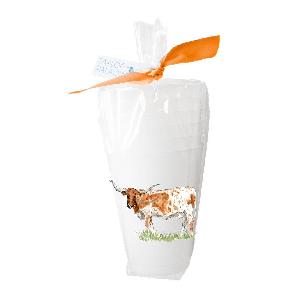 Texas Longhorn Frosted Game Day Cups