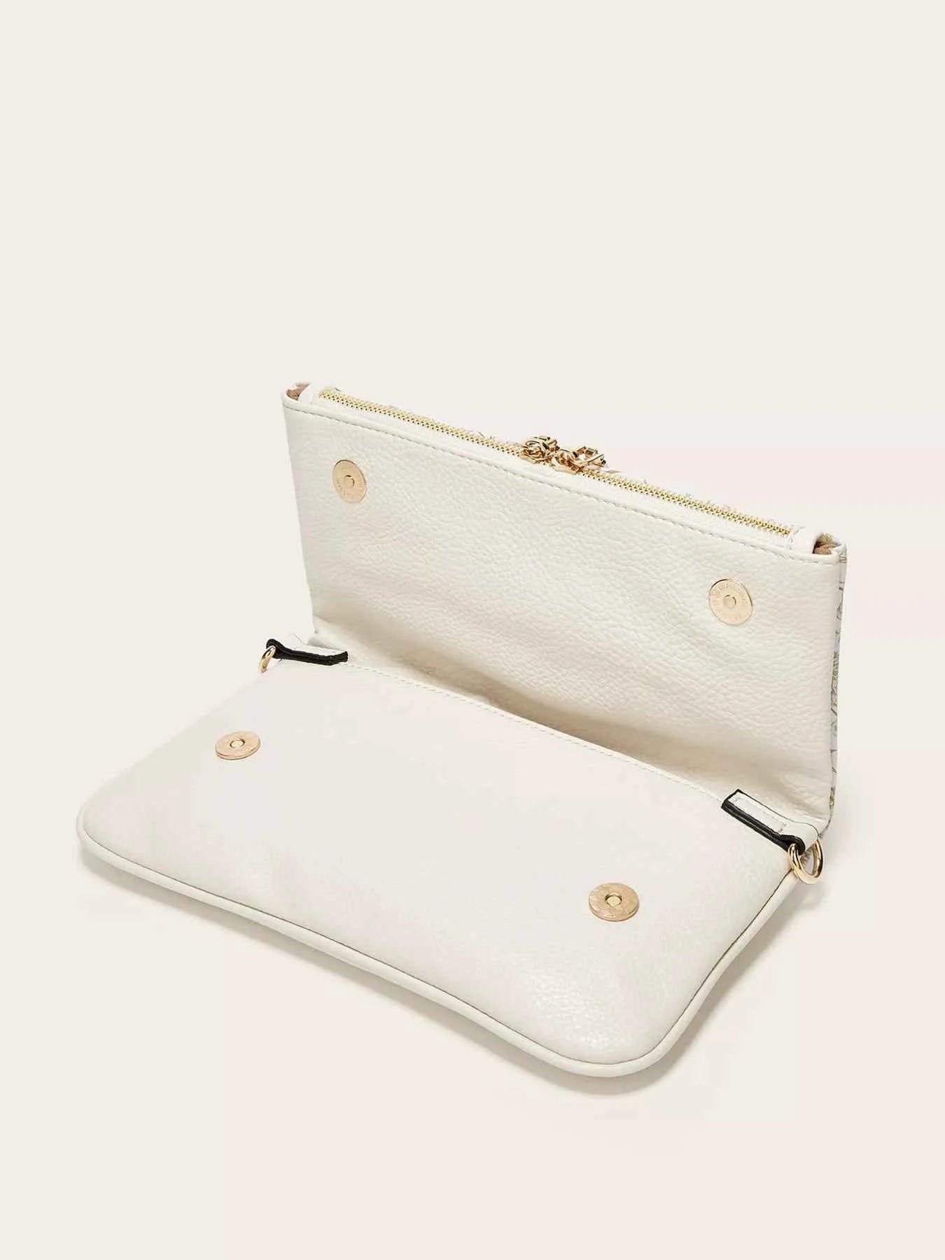 Floral Chain Shoulder Bag
