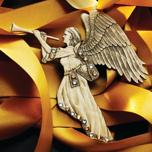 Angel of Good News Ornament (Bronze)