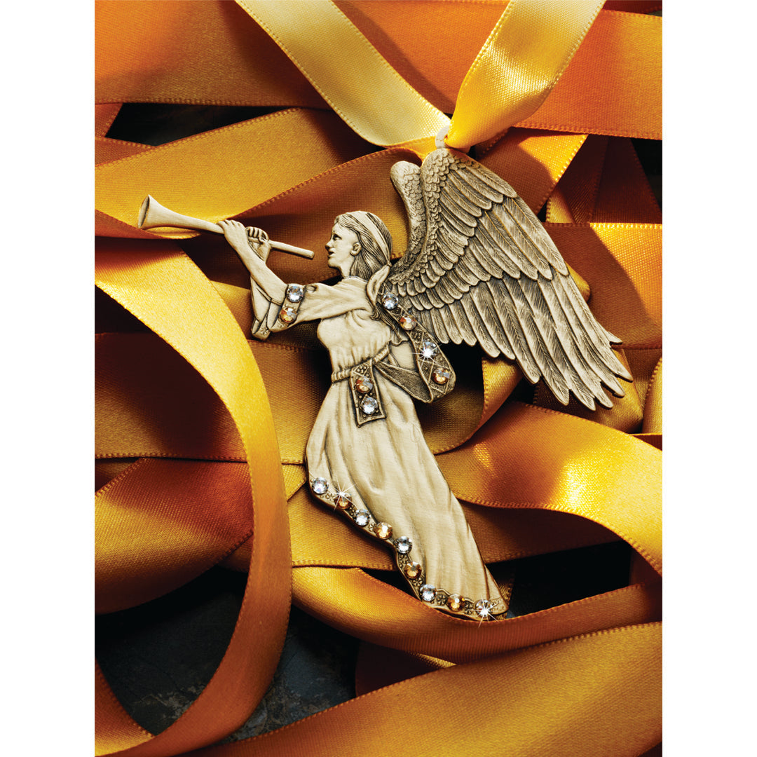 Angel of Good News Ornament (Bronze)