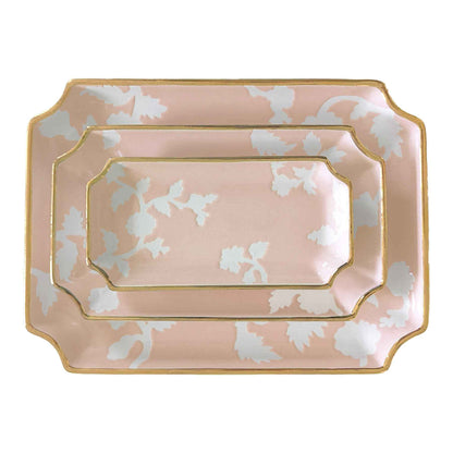 Chinoiserie Dreams Trays with 22K Gold Accent