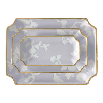 Chinoiserie Dreams Trays with 22K Gold Accent