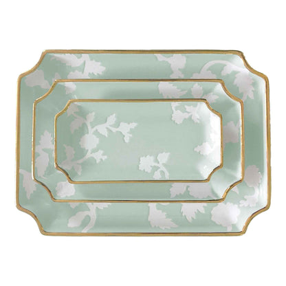 Chinoiserie Dreams Trays with 22K Gold Accent