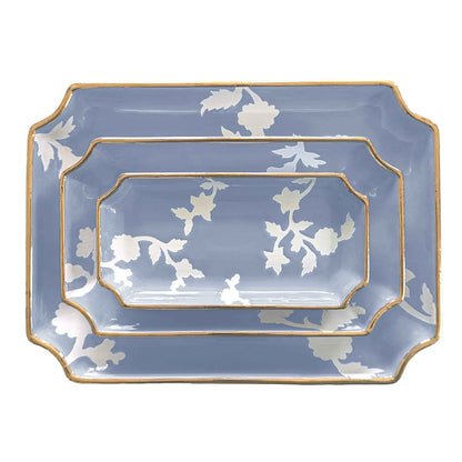 Chinoiserie Dreams Trays with 22K Gold Accent