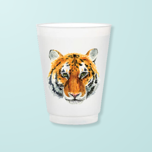Tiger Frosted Game Day Cups
