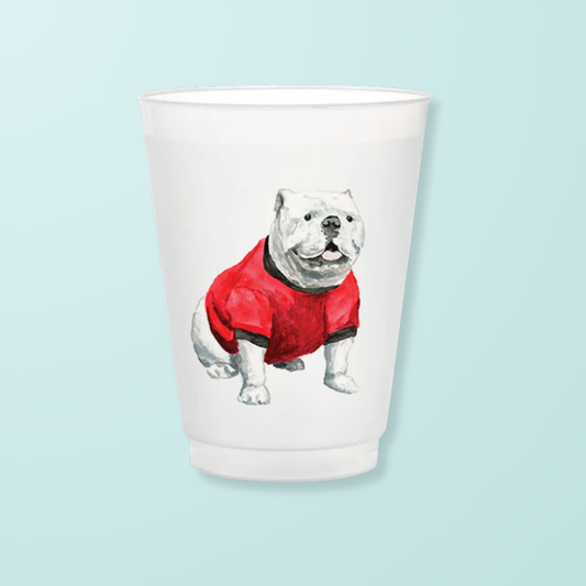Bulldog Frosted Game Day Cups