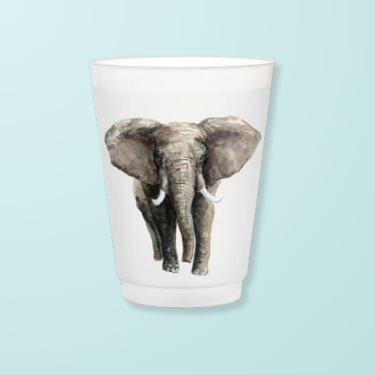 Elephant Frosted Game Day Cups