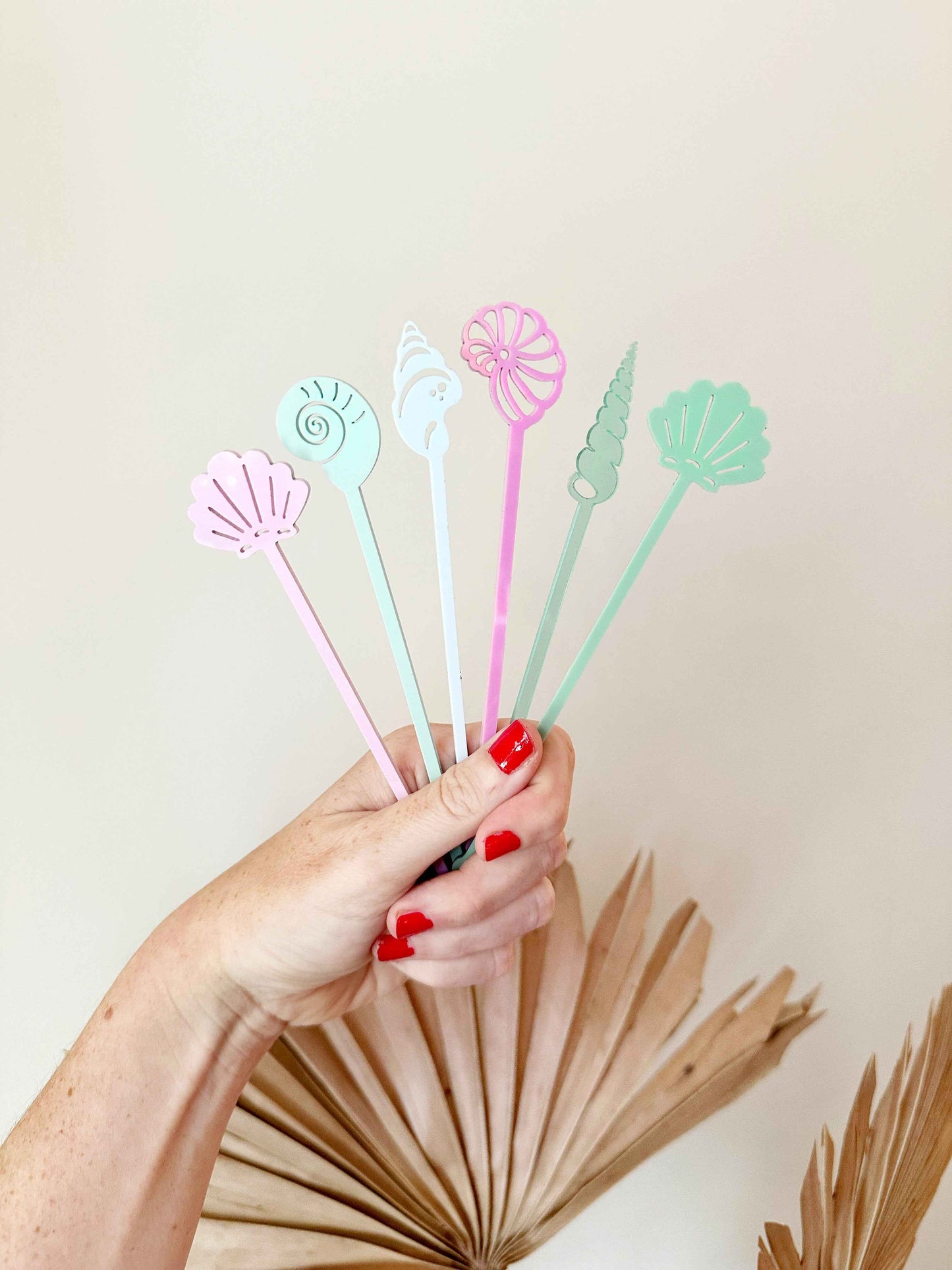 Seashells Stir Stick Set