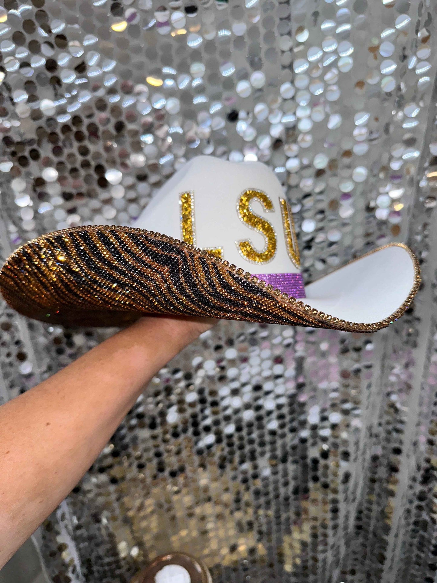 LSU Tiger Print Hat