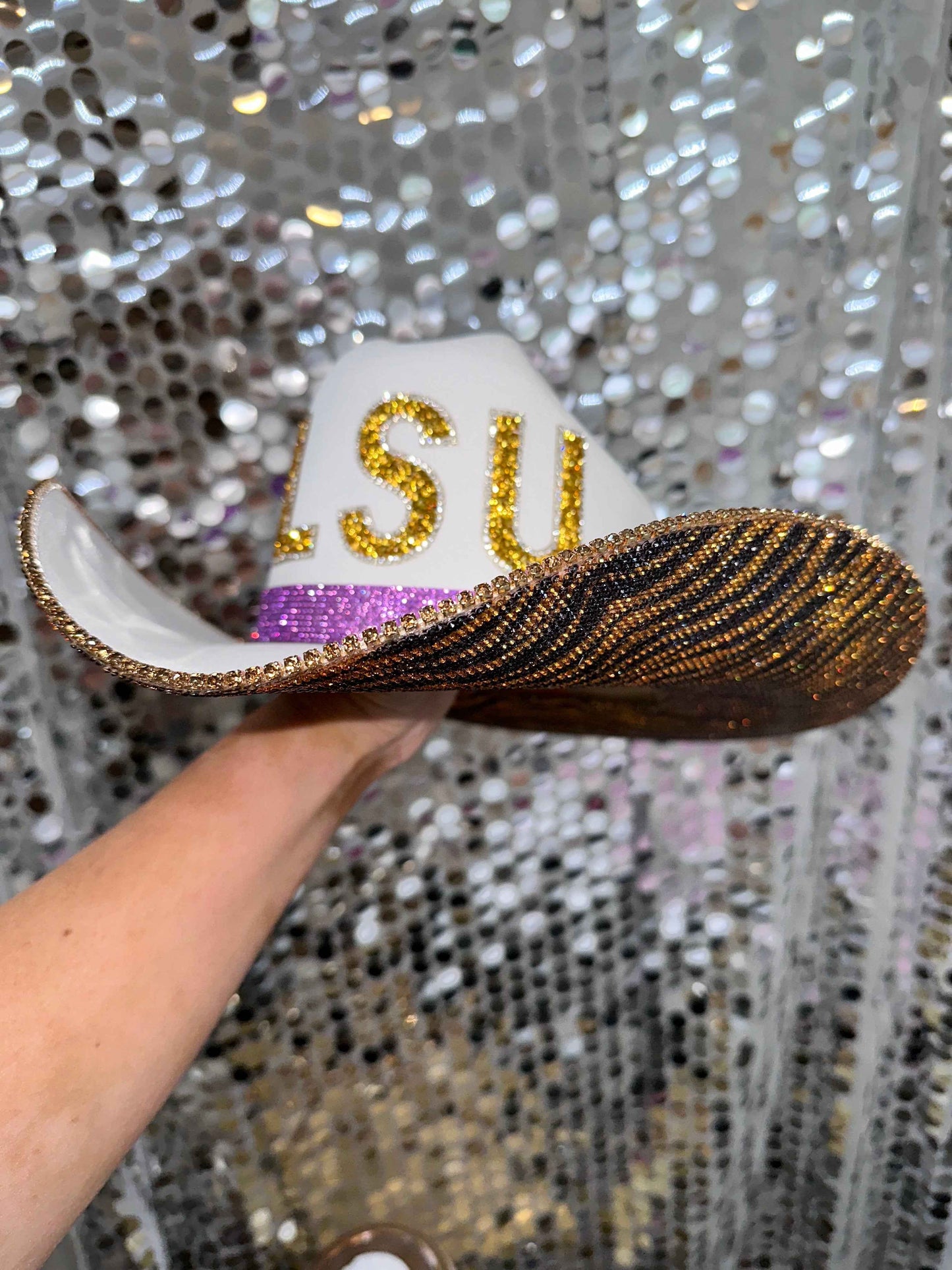 LSU Tiger Print Hat