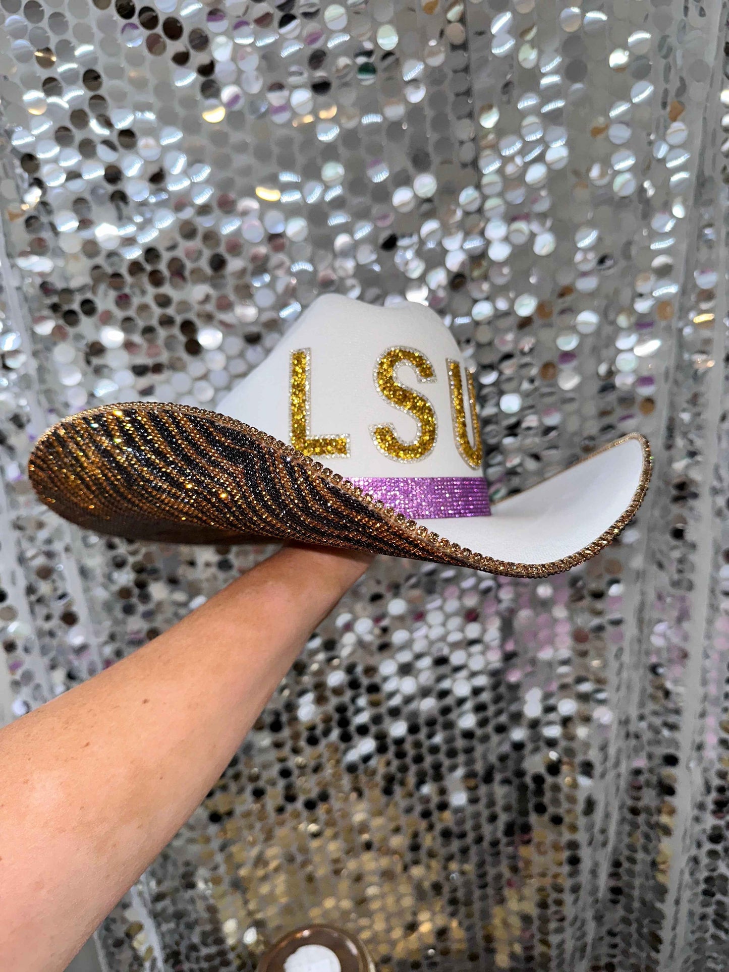 LSU Tiger Print Hat