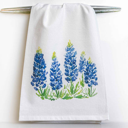 Bluebonnet Fields Tea Towel
