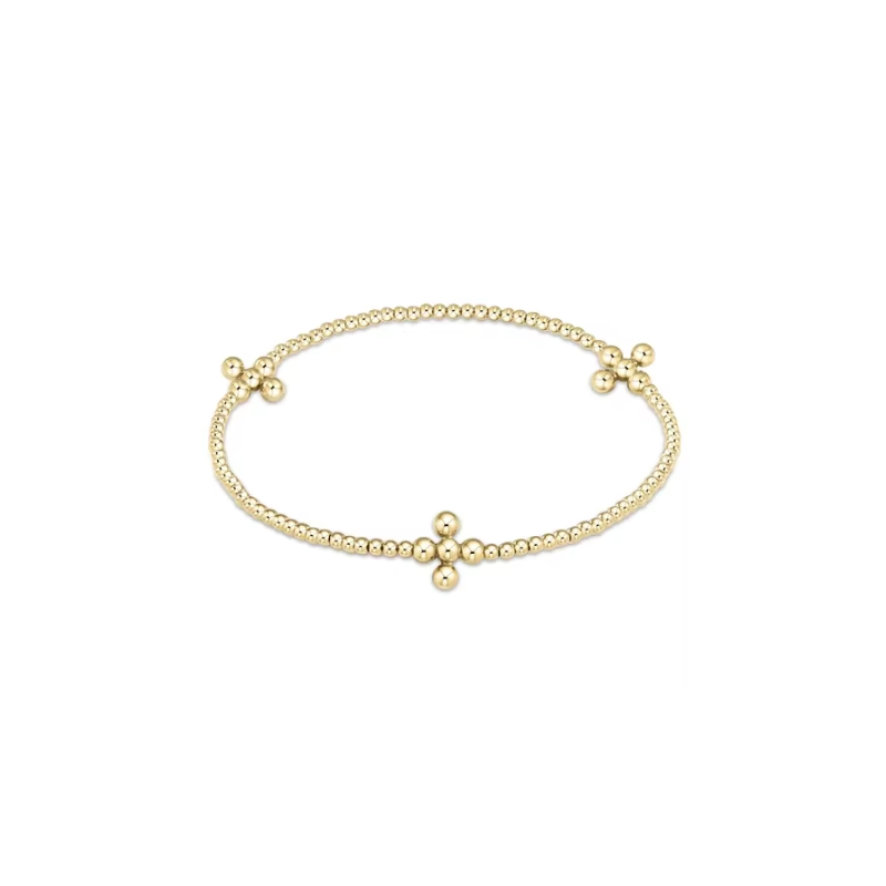 Lila Waterproof 18k Gold Beaded Bracelet