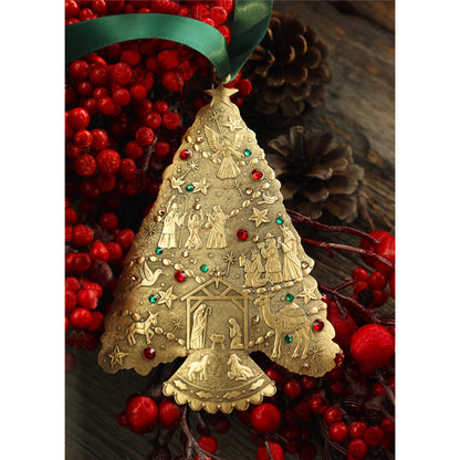 O Holy Night Christmas Tree Ornament (Bronze)