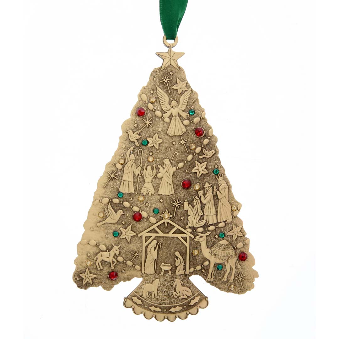 O Holy Night Christmas Tree Ornament (Bronze)