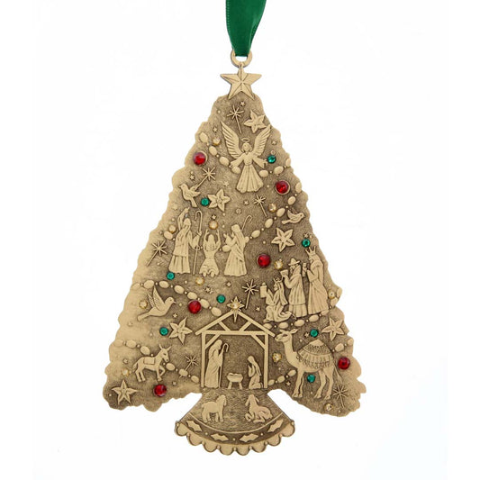 O Holy Night Christmas Tree Ornament (Bronze)