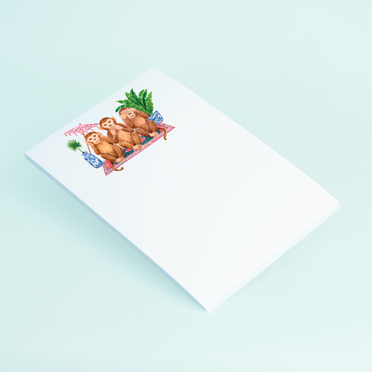 3 Wise Monkeys Notepad