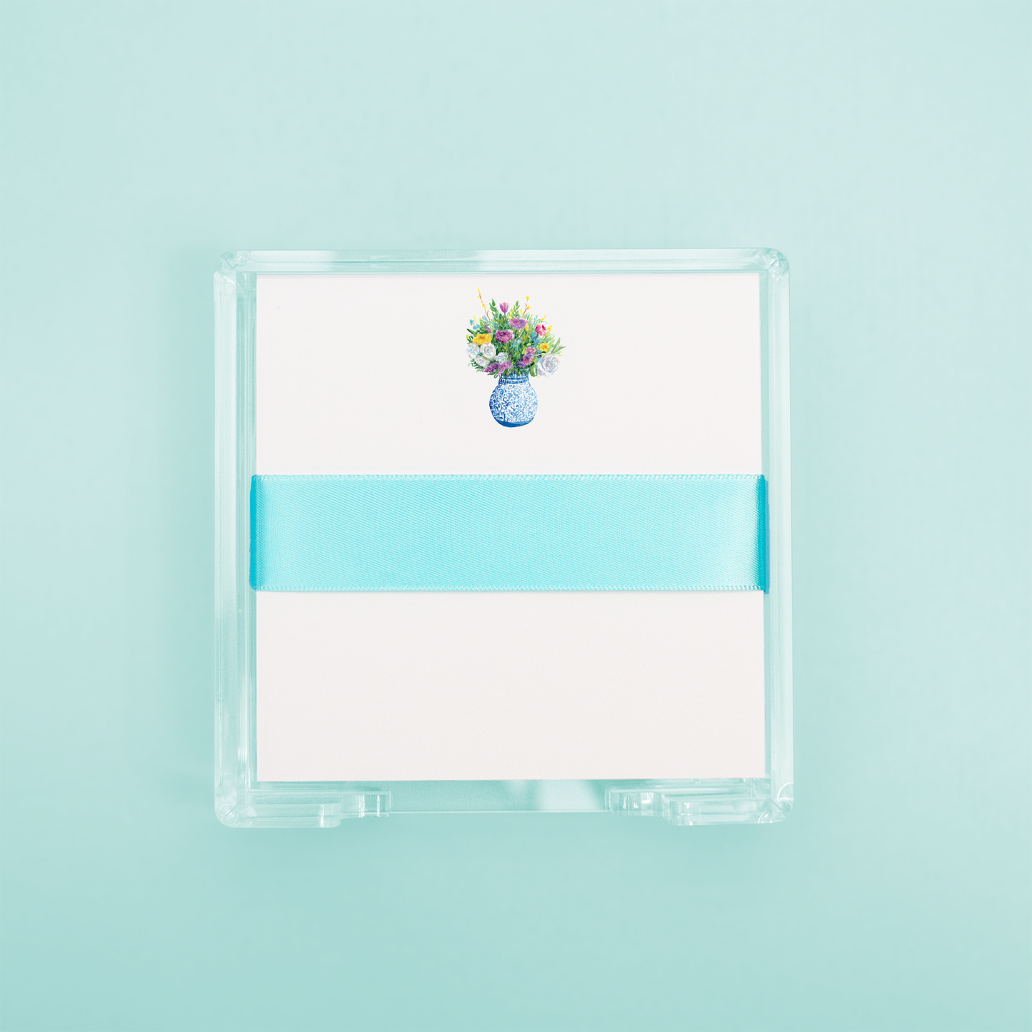 Ginger Jar Bouquet Square Desk Set