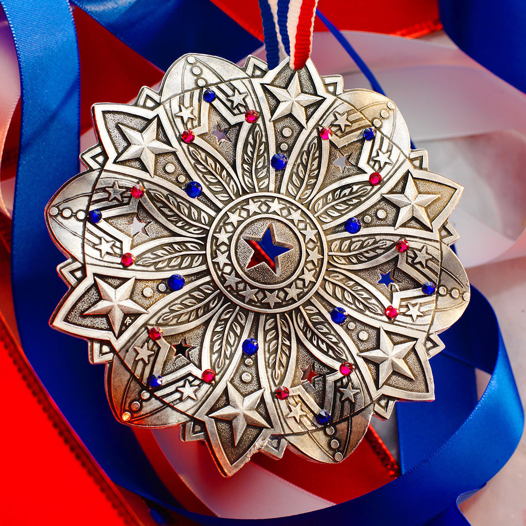 Star Spangled Snow Crystal 2026 Ornament (America250 Edition)