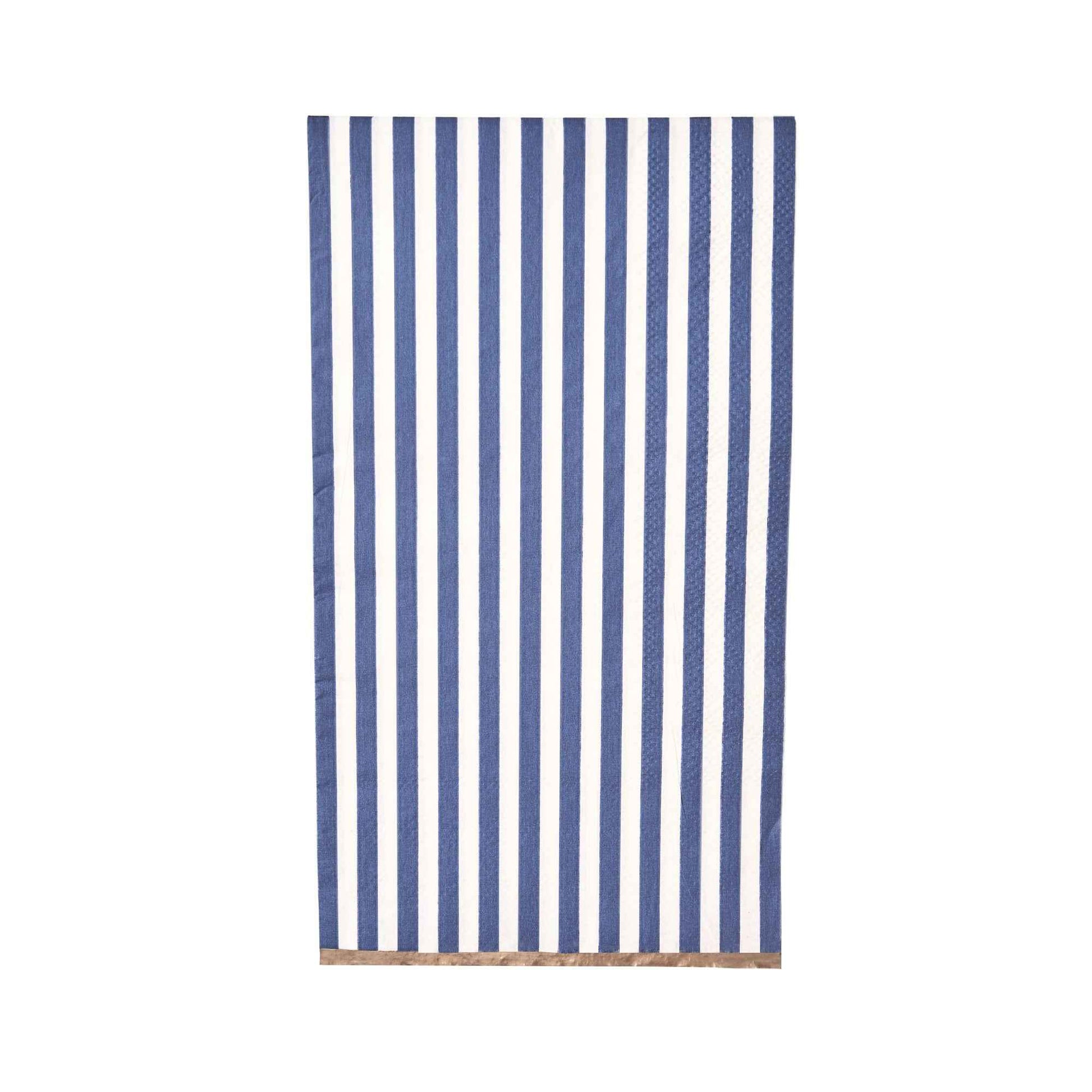 Hamptons Toile & Stripe Dinner Napkins